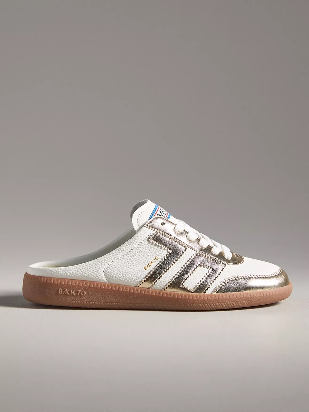 Back 70 Easter Mule Sneakers metallic gold